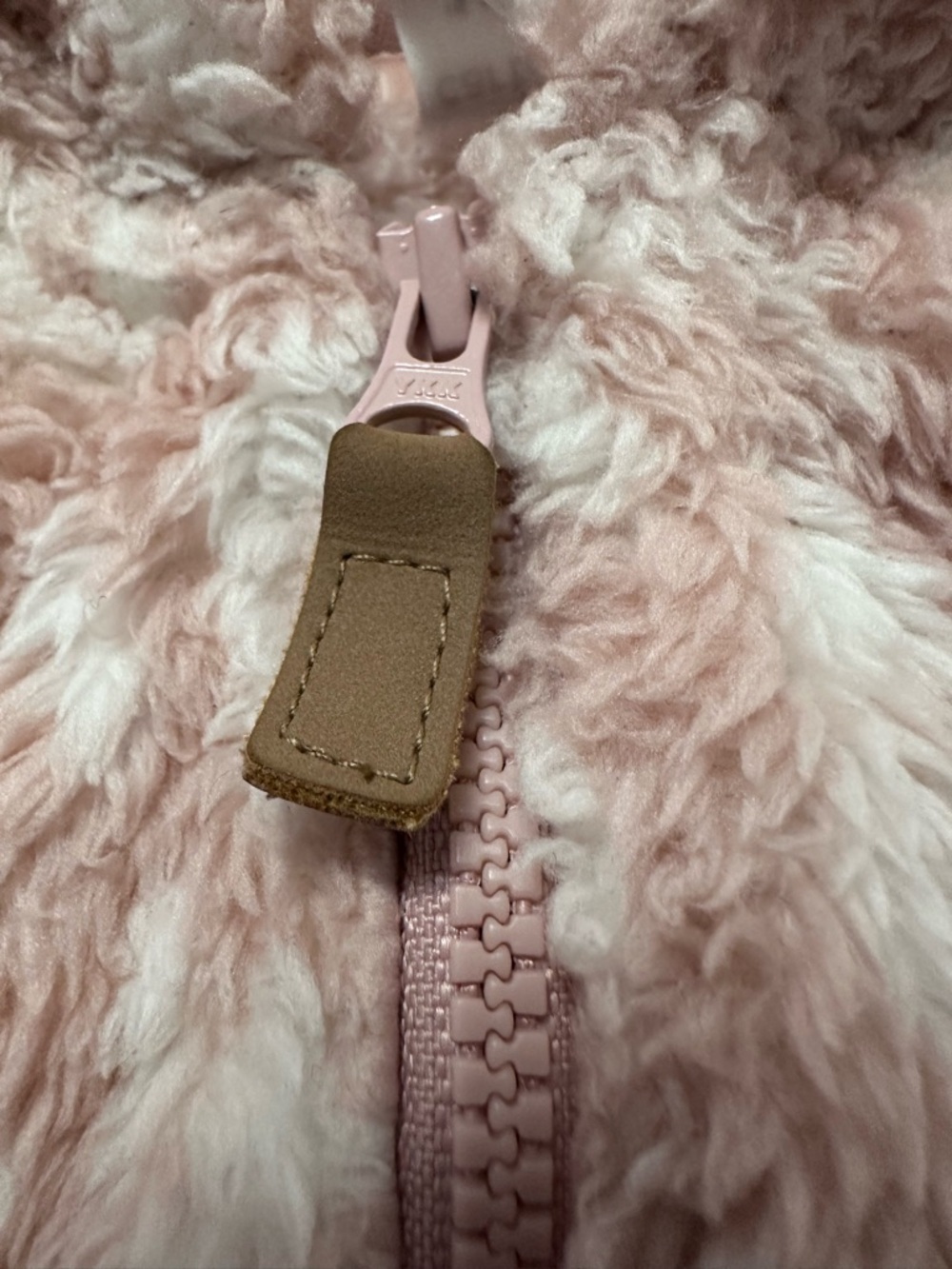 Carter’s Pink Teddy Fleece Bear Ear Jacket 12M - Picture 3 of 6